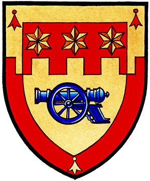 Differenced Arms for Judith Kathryn Scott McGuire, daughter of Edward Cecil Scott