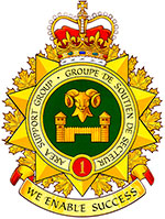 Badge of the  1 Area Support Group