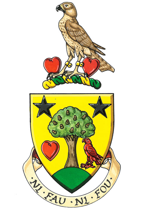 Arms of Gilbert Emilius Fauquier