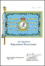 Letters patent confirming the Standard of the 420 Combat Support Squadron