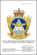 Lettres patentes confirmant l'insigne de l'École de technologie et du génie aérospatial des Forces canadiennes