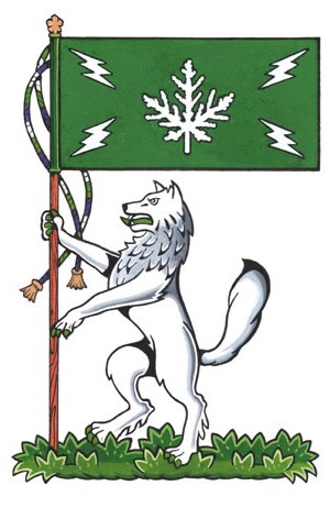 Flag of Algonquin College of Applied Arts and Technology (also known as Collège Algonquin des arts appliqués et de technologie)