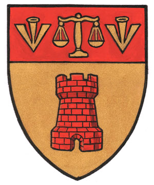 Differenced Arms for Duncan John Drummond de Chastelain, son of Alfred John Gardyne Drummond de Chastelain