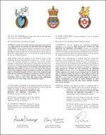 Lettres patentes concédant des emblèmes héraldiques à The Anglican Synod of the Diocese of British Columbia