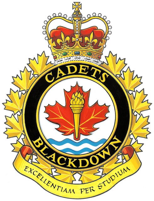 Insigne du Centre d’entraînement des cadets Blackdown