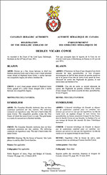 Arms of Hedley Vicars Cowie