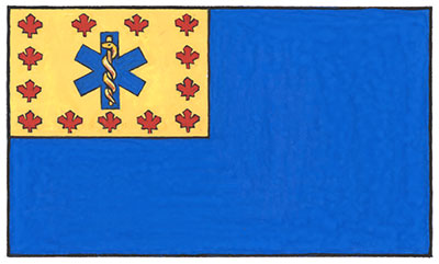 Flag of the Paramedic Chiefs of Canada Flag of the Paramedic Chiefs of Canada