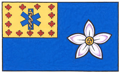 Flag of the Paramedic Chiefs of Canada (Nova Scotia) Flag of the Paramedic Chiefs of Canada (Nova Scotia)