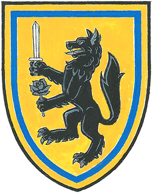 Differenced Arms for Cameron Andrew Fern Emond, stepchild of Wesley Ward Differenced Arms for Cameron Andrew Fern Emond, stepchild of Wesley Ward