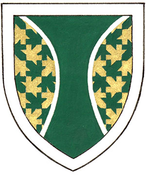 Armoiries brisées de Richard Wright Grünewald, enfant de Tania Miranda Susan Grünewald