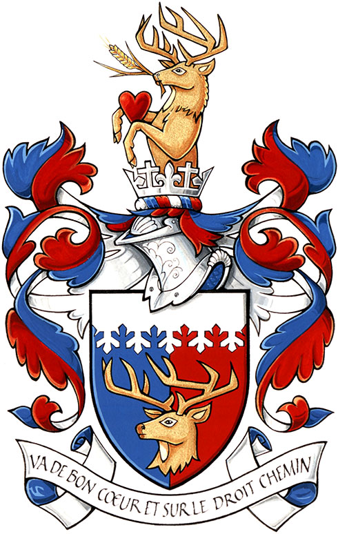 Armoiries de Frédéric Josef Gérard Stéphane Grenier