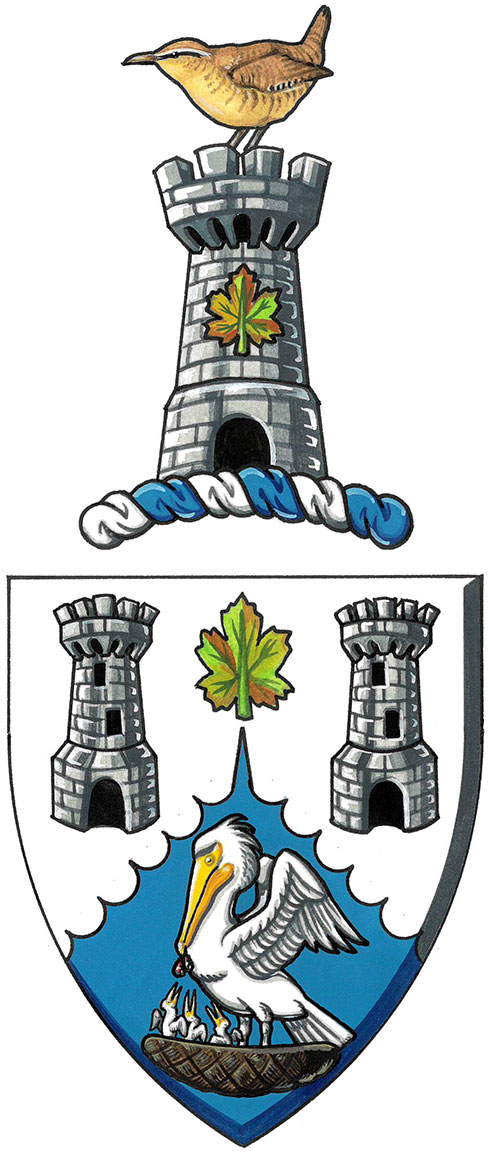 Arms of Andrew Gordon Johnston-Cantrell