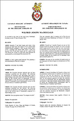 Arms of Wilfred Joseph MacDougald