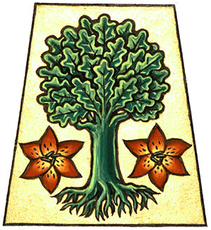 Insigne de la  Saskatchewan Genealogical Society Inc.