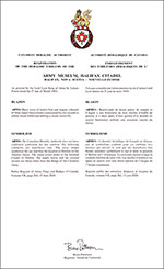 Arms of the Army Museum, Halifax Citadel