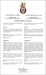 Arms of Maurice Bruce Stewart