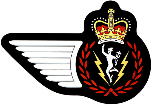 Insigne du Génie électronique et des communications – (air) de l’Aviation royale canadienne Insigne du Génie électronique et des communications – (air) de l’Aviation royale canadienne