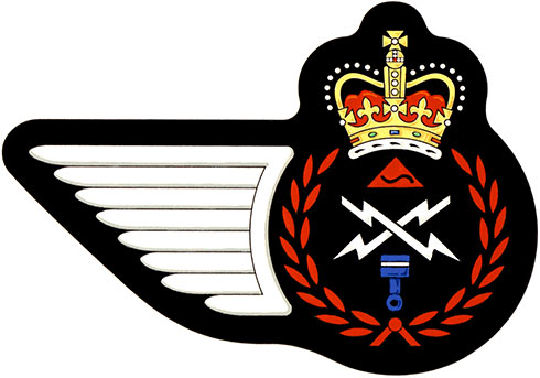Badge of an Electrical Generation Systems Technician of the Royal Canadian Air Force Badge of an Electrical Generation Systems Technician of the Royal Canadian Air Force