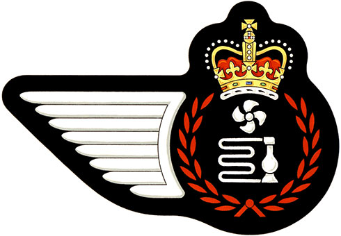 Badge of a Refrigeration and Mechanical Technician of the Royal Canadian Air Force Badge of a Refrigeration and Mechanical Technician of the Royal Canadian Air Force