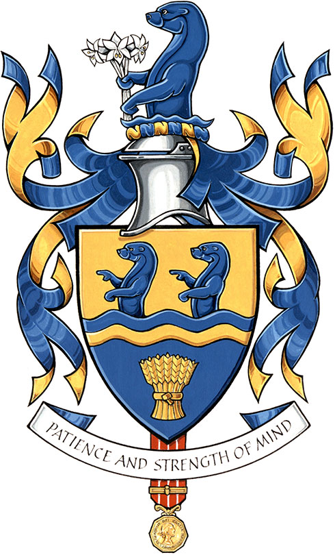Arms de George Robin Meldrum Arms de George Robin Meldrum