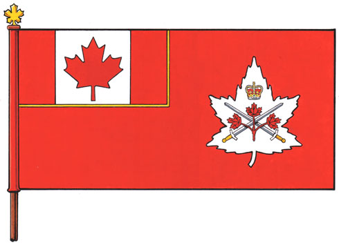 Drapeau de l'Armée canadienne