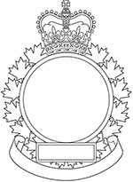 Encadrement d'insigne pour les bases et stations des Forces armées canadiennes