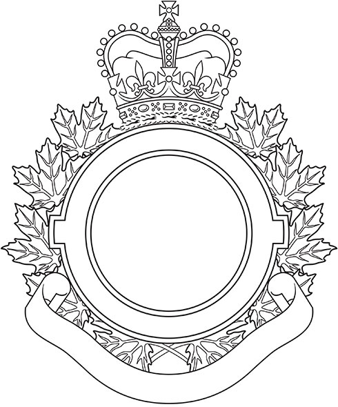 Badge Frame for Depots of the Canadian Armed Forces