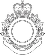 Badge Frame for Depots of the Canadian Armed Forces