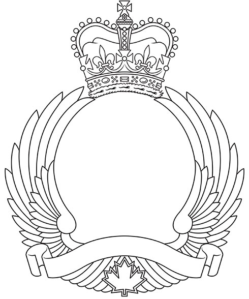 Badge Frame for Air Movement Units of the Canadian Armed Forces