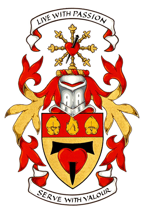 Arms of Steven Michael Edouard Logan