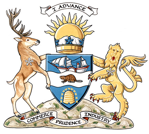 Arms of The Corporation of the City of Hamilton Arms of The Corporation of the City of Hamilton