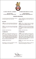 Arms of Joseph Sedgwick