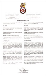 Arms of Alexander Macrae