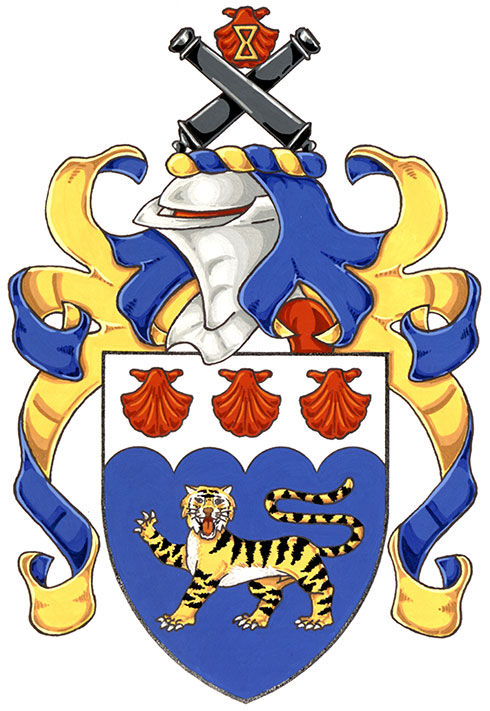 Arms of Cameron Xavier Pinto