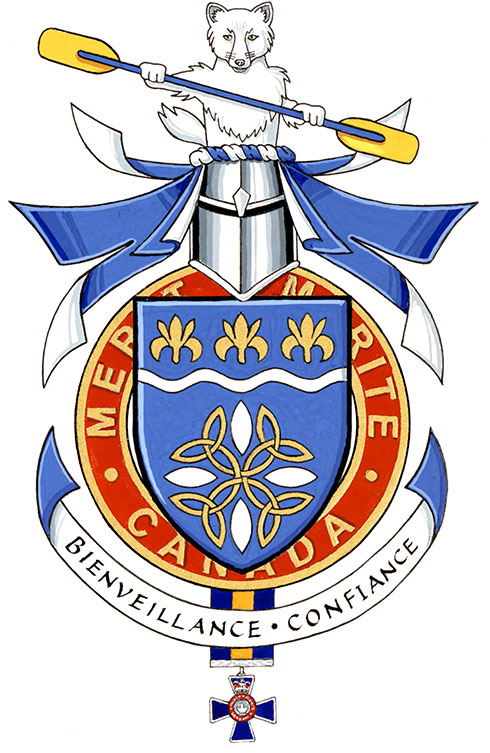 Arms of Francis Joseph Michel Lanouette