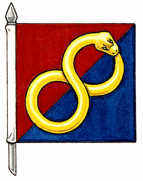 Flag of the American Society of Heating, Refrigerating and Air Conditioning Toronto Chapter, also known as ASHRAE Toronto Chapter