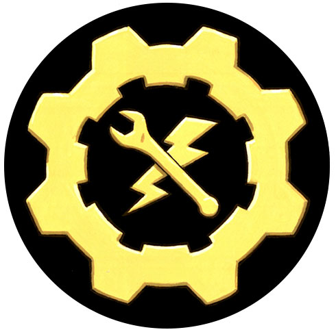 Badge of a Land Equipment Engineering Technologist