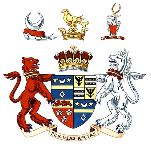 Arms of Frederick Temple Hamilton-Temple-Blackwood