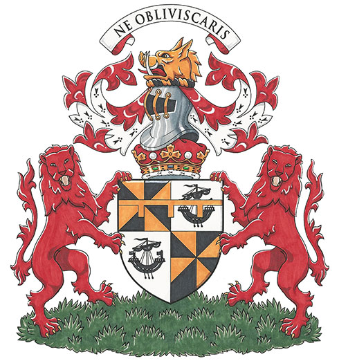 Arms of John George Edward Henry Douglas Sutherland Campbell