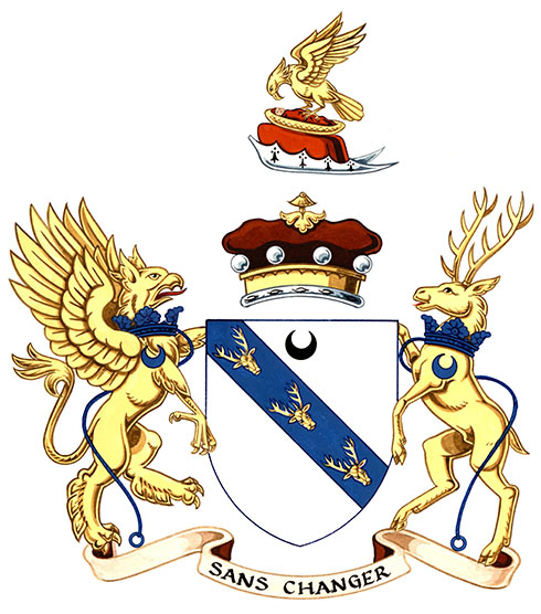 Arms of Frederick Arthur Stanley