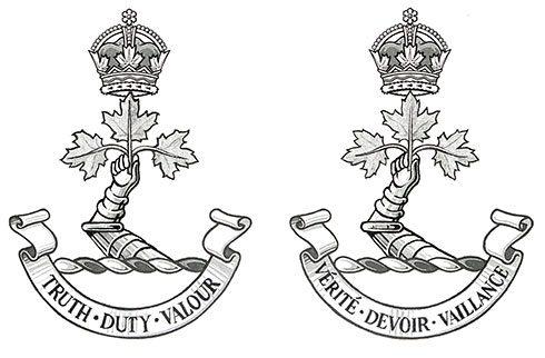 Headdress Insignia of the Royal Military Colleges of Canada