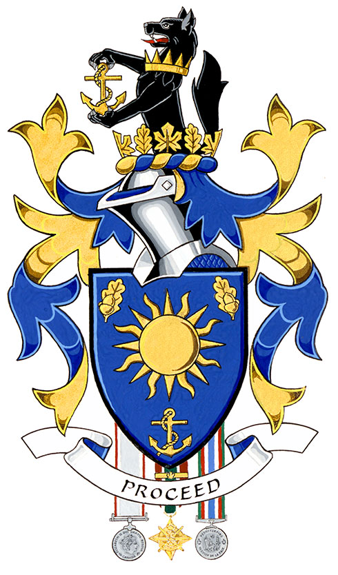 Arms of Christopher Michael Maier