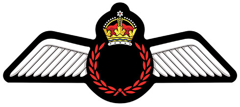 Badge frame for Aircrew Qualifications of the Royal Canadian  Air Force