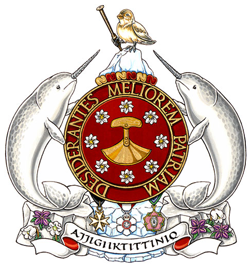 Arms of Eva Qamaniq Aariak