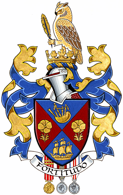 Arms of Alan Bruce Clark