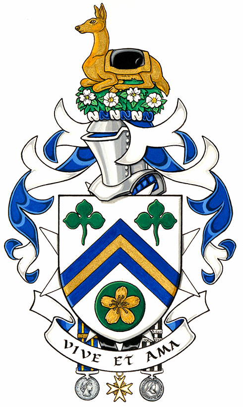 Arms of Robert Rae Underhill