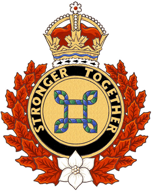Badge of the  BC Law Enforcement Memorial Foundation