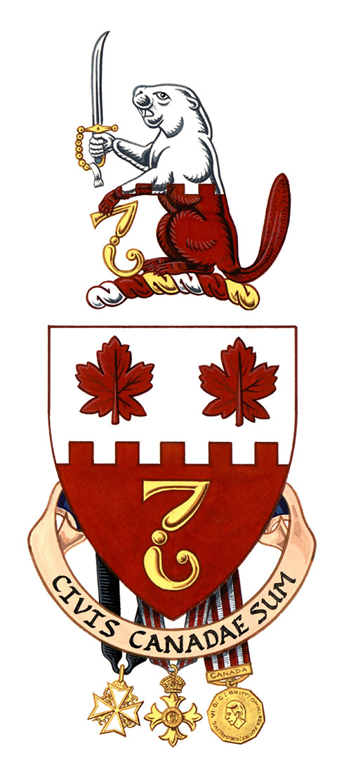 Arms of Kenneth Adams Hunter
