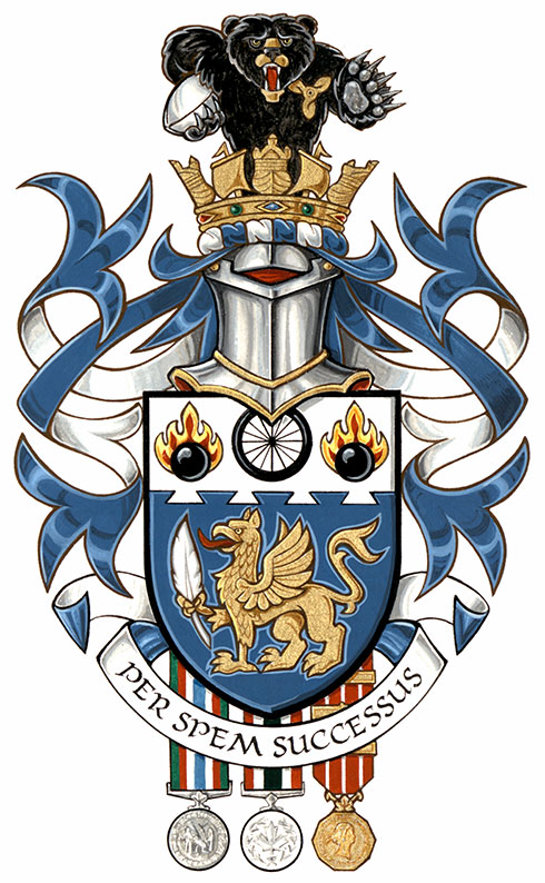 Arms of Garreth David Thompson