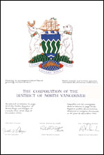 Letters patent granting revised Supporters to The Corporation of the District of North Vancouver